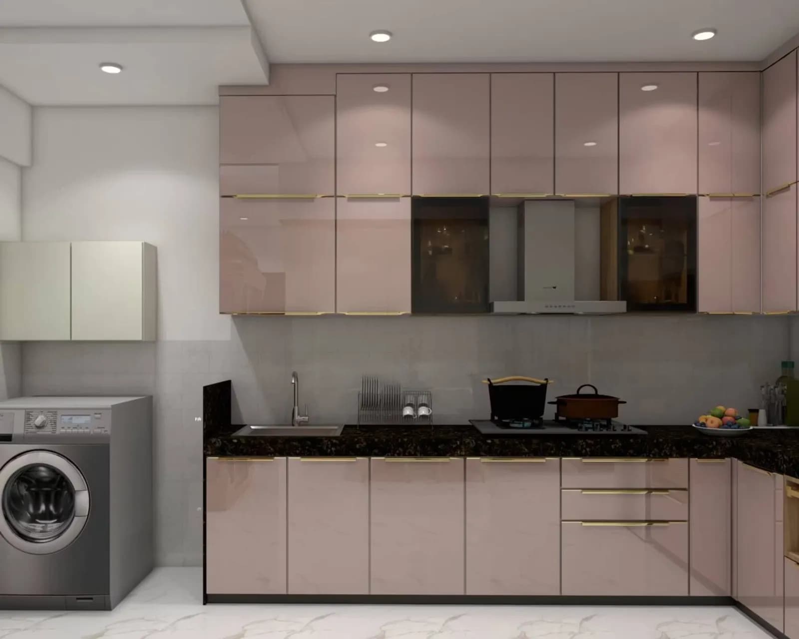 Gloss Laminate Kitchen